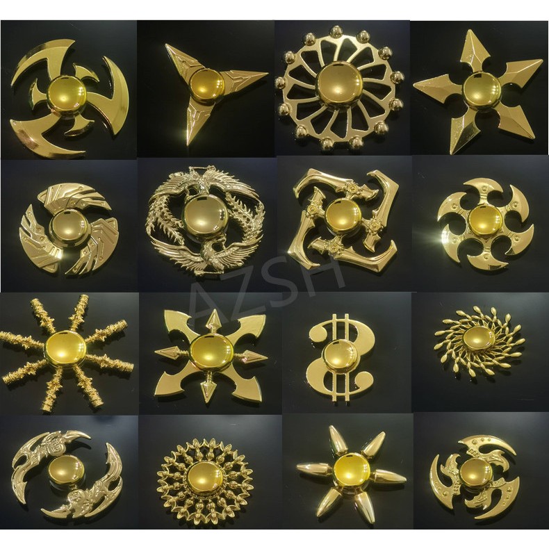 2025fidget Spinner Hợp kim kẽm Đồ chơi giải nén Tay Spinner Ngón tay Spinner Nhà máy Bán buôn Kim loại quay hàng đầu đồ chơi quay hàng đầu hiệu quả làm giảm căng thẳng Đồng vàng