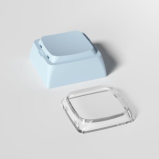 Keycap Hai Lớp Trong Suốt Keycap XDA Profile PBT + Chất Liệu PC 1U DIY Keycaps