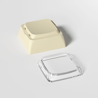Keycap Hai Lớp Trong Suốt Keycap XDA Profile PBT + Chất Liệu PC 1U DIY Keycaps
