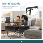 Bàn Trà Đa Năng Nâng Hạ Độ Cao - Gỗ MDF Cao Cấp Có Ngăn Kéo — ảnh 2