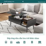 Bàn Trà Đa Năng Nâng Hạ Độ Cao - Gỗ MDF Cao Cấp Có Ngăn Kéo — ảnh 8