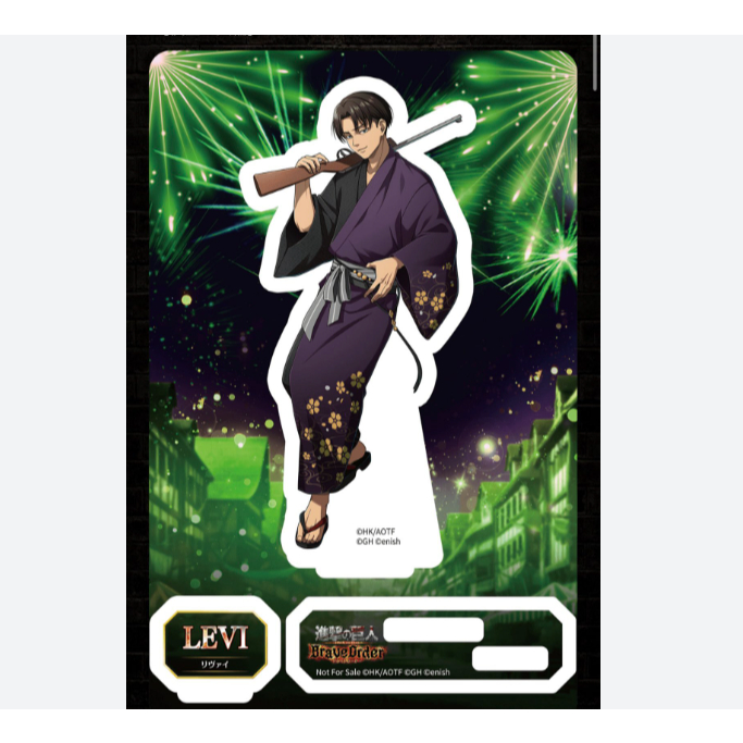 Tấn công Titan Eren Erwin Levi Acrylic Standee Âm nhạc theo chủ đề sưu tập Phụ kiện dành cho người hâm mộ Anime Hàng hóa