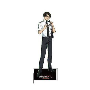 Tấn công Titan Đội Trưởng Đồng Phục Acrylic Standee Eren Levi Hange Mikasa Anime Sưu Tập Hình Dành Cho Người Hâm Mộ