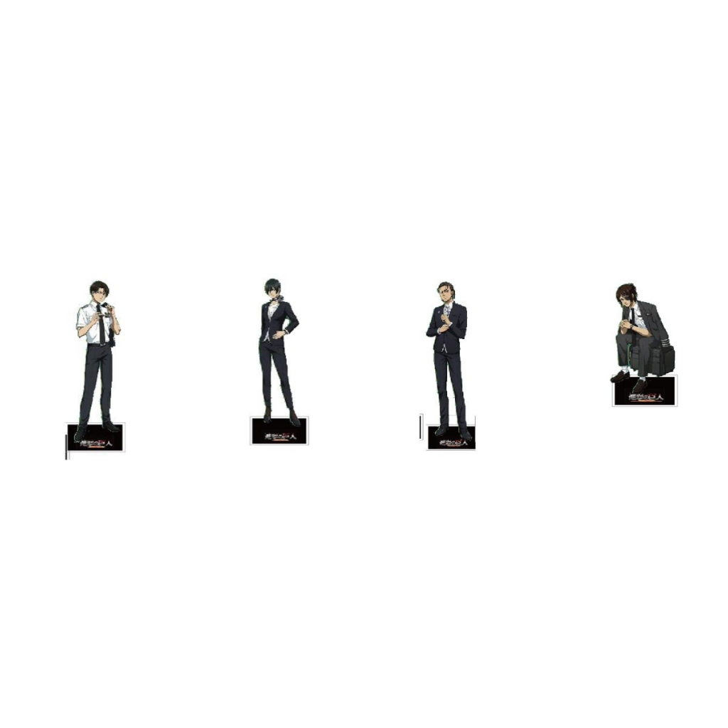 Tấn công Titan Đội Trưởng Đồng Phục Acrylic Standee Eren Levi Hange Mikasa Anime Sưu Tập Hình Dành Cho Người Hâm Mộ