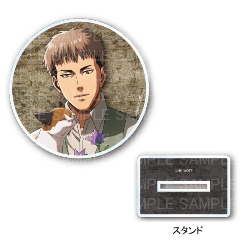 Tấn công Titan Acrylic Đứng Eren, Levi Mikasa Hange Erwin Cat Cafe Phong Cách Anime Hình Sưu Tập Làm Quà Tặng