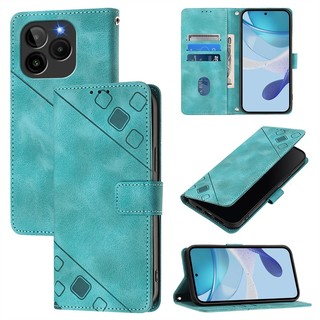 Vỏ Ví Lật Da PU Cho Blackview A52 Pro A53 Scal Hiện Đại Flat Tiger 12 Màu Cá Mập 8 Sóng 6C 8C Shark 9 5G Ốp Lưng Giá Đỡ Sang Trọng Khe Cắm Thẻ Vỏ Bảo Vệ