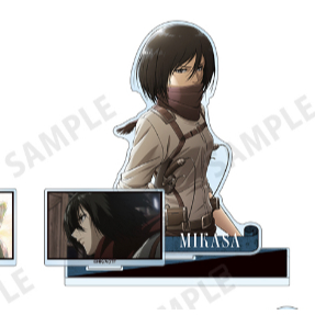 Tấn công Titan Nửa Thân Acrylic Đứng Eren Erwin Levi Biểu Tượng Cảnh Anime Sưu Tập Hình