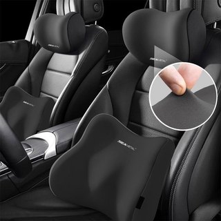 Seametal Memory Foam Gối Cổ Ô Tô Bảo Vệ Thắt Lưng Hỗ Trợ Thoáng Khí Tựa Đầu Ô Tô Đệm Giảm Mệt Mỏi