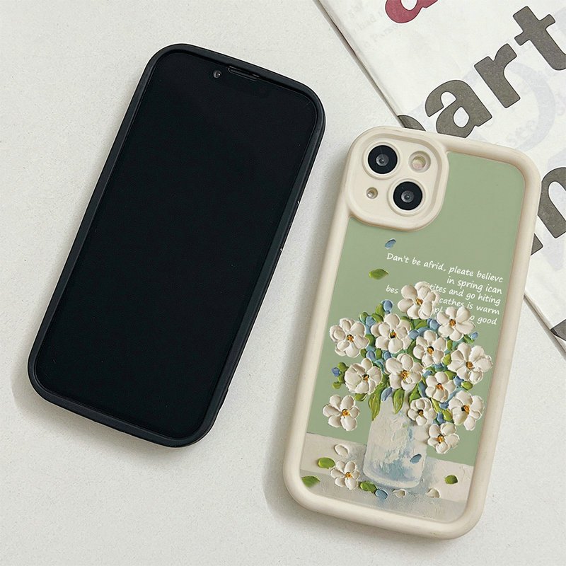 [Phiên bản nâng cấp] Ốp lưng cho Samsung Galaxy S25 S24 S23 S22 S21 S20 Plus Ultra FE M55 M54 M51 A56 A55 A54 A53 A52 A51 A50 A73 A72 Ốp Điện Thoại Mềm Họa Tiết Tranh Sơn Dầu Hoa Cổ Điển