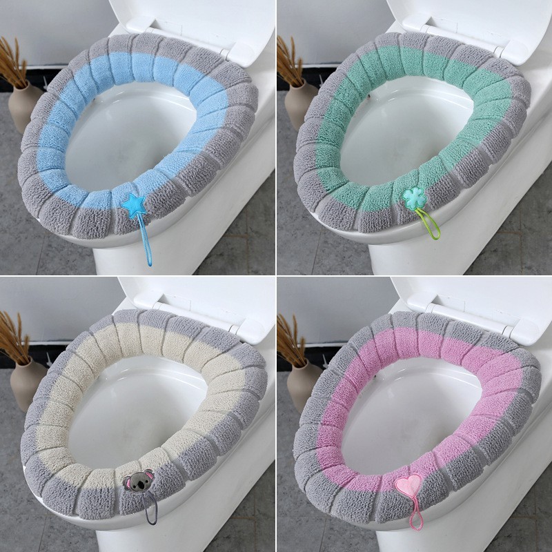 Gcdhome 1 Cái Phòng Tắm Bồn Cầu Mềm Mại Ấm Có Thể Giặt Thảm Đệm Ghế HOT