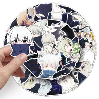 Bộ 50 Anime Jujutsu Kaisen Inumaki Toge Dán Hoạt Hình Decal Laptop Điện Thoại Trang Trí Miếng Dán