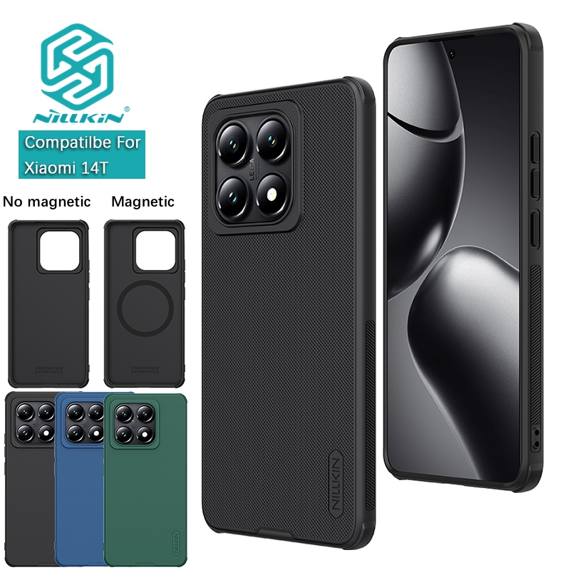 Nillkin Cho Xiaomi 14T Pro / 13T Pro / Redmi K60 Ultra / K70 Ultra Frosted Shield Pro Từ Matte Nhựa Cứng Ốp lưng Vỏ Bảo Vệ