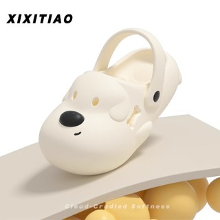 Xixitiao Những Đôi Sandal Nữ Dễ Thương Với Đế Hình Chú Chó, Thích Hợp Cho Mùa Hè Đi Biển