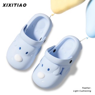Xixitiao Những Đôi Sandal Nữ Dễ Thương Với Đế Hình Chú Chó, Thích Hợp Cho Mùa Hè Đi Biển