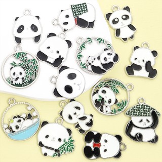 10 Chiếc Dễ Thương Quốc Gia Kho Báu Gấu Trúc Khổng Lồ & Tre Series Men Nhỏ Giọt Dầu Quyến Rũ Cho DIY Phong Cách Trung Hoa Vòng Cổ Bông Tai Vòng Tay Móc Khóa - Quà Tặng Và Lưu Niệm Cho Bạn Bè & Gia Đình