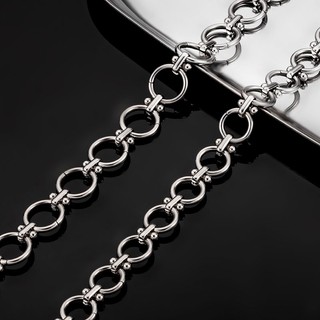 Thép không gỉ Handmade Vòng Tròn Kẹp Thanh Dây Xích Trang Sức Tự Làm Phụ Kiện Quần Áo Dây Xích