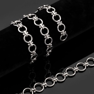 Thép không gỉ Handmade Vòng Tròn Kẹp Thanh Dây Xích Trang Sức Tự Làm Phụ Kiện Quần Áo Dây Xích