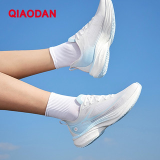Qiaodan Light 5.0 PLUS Giày chạy bộ nữ thoáng khí Hấp thụ sốc chống trượt Rebound QXB022252206