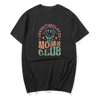 Quá Mô Phỏng Các Bà Mẹ Câu Lạc Bộ Áo Ngộ nghĩnh Mẹ Áo Thun Hợp Thời Trang Ngày Của Mẹ Áo Thun Cho Mẹ Thường Ngày Cotton Quần Áo Tay Ngắn