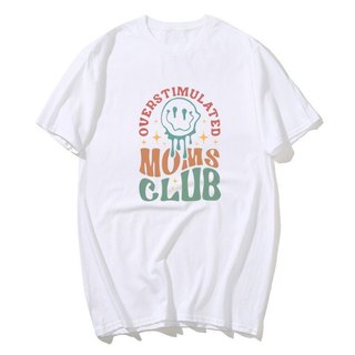 Quá Mô Phỏng Các Bà Mẹ Câu Lạc Bộ Áo Ngộ nghĩnh Mẹ Áo Thun Hợp Thời Trang Ngày Của Mẹ Áo Thun Cho Mẹ Thường Ngày Cotton Quần Áo Tay Ngắn