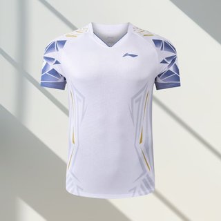25 Mới Li Ning Áo Sơ Mi Cầu Lông Nam Nhanh Khô Tay Ngắn Trung Đội Thanh Niên Phù Hợp Với Áo Sơ Mi Tập Luyện Nữ Nhóm Mua Bộ Đội