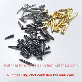 ☀Đầu khóa thắt lưng nam, phụ tùng sửa chữa, khóa tự động, đinh tán cạnh, tấm vít, chốt liên kết, đinh tán thắt lưng QUX8