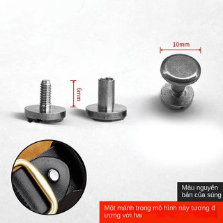 ☀Đầu khóa thắt lưng nam, phụ tùng sửa chữa, khóa tự động, đinh tán cạnh, tấm vít, chốt liên kết, đinh tán thắt lưng QUX8