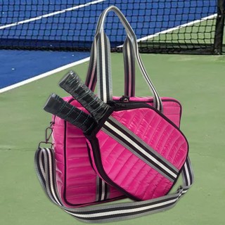 Jfory Túi Pickleball Chuyên Nghiệp Đa Năng Ngoài Trời Dây Kéo Đóng Cửa Pickleball Vợt Túi Bảo Quản Có Dây Đeo Có Thể Điều Chỉnh