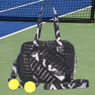 Jfory Túi Pickleball Chuyên Nghiệp Đa Năng Ngoài Trời Dây Kéo Đóng Cửa Pickleball Vợt Túi Bảo Quản Có Dây Đeo Có Thể Điều Chỉnh