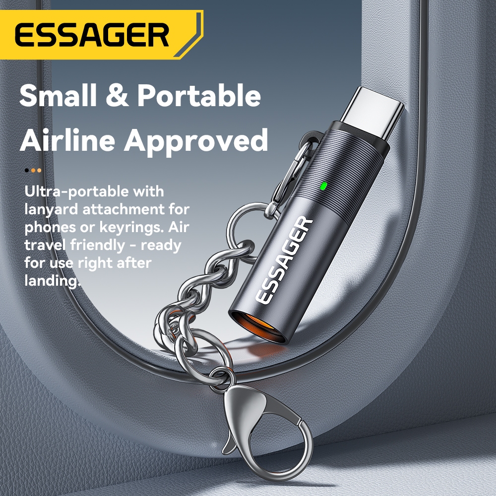 Ảnh Bật lửa thuốc lá điện Essager Mini Type-C Thích hợp cho điện thoại di động powebank 2