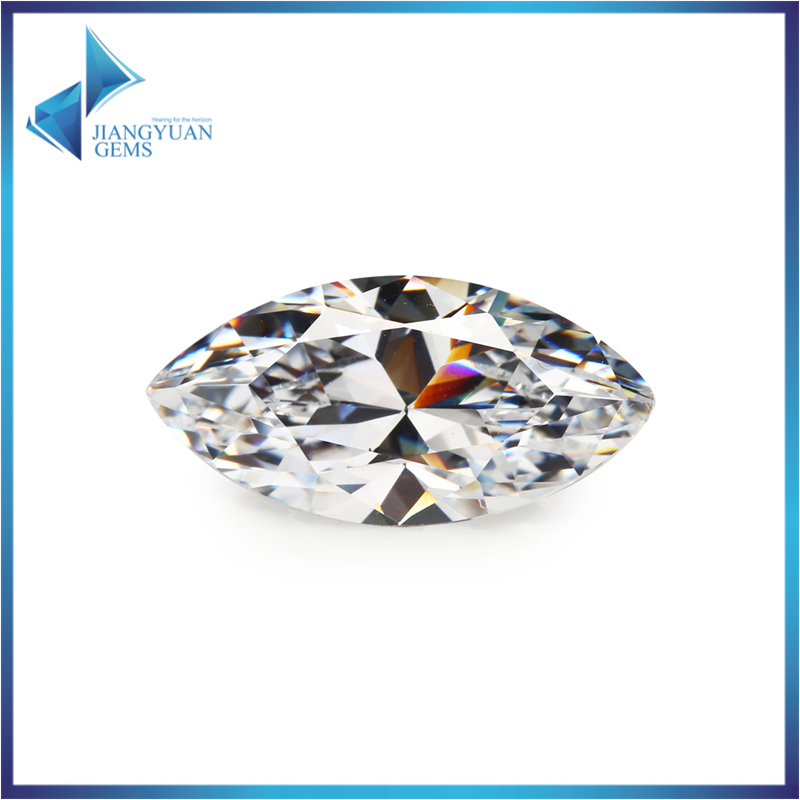 Kích thước đa dạng từ 1,5x3mm đến 10x20mm - Marquise cắt đá Cubic Zirconia chất lượng 5A dùng làm trang sức