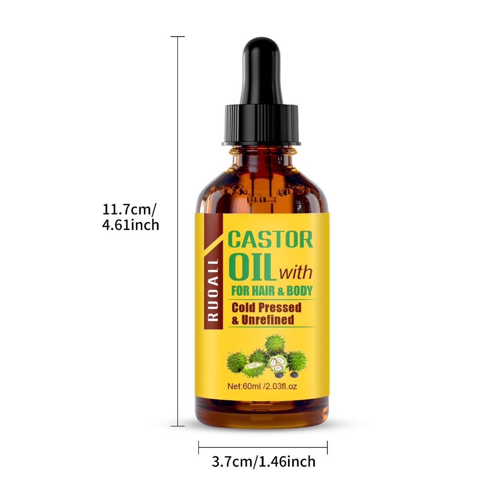 Ảnh Dầu thầu dầu ép lạnh đa năng tự nhiên 60ml- Nuôi dưỡng sâu và sửa chữa hư tổn cho tóc, da 3