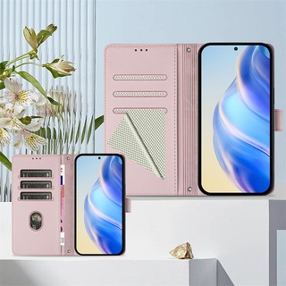 Dành Cho Tecno Camon 12 19 20 30 Premier 40 Pro Pova 6 Neo 4G 5G Ốp Lưng Lật Da PU Nổi Bỏ Túi Khe Cắm Thẻ Bao Da