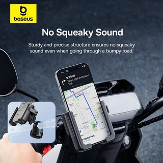 Giá đỡ điện thoại xe đạp Baseus GoTrip Easy One Hand cho xe đạp 360° Tương thích với điện thoại 5,7-7,2 inch
