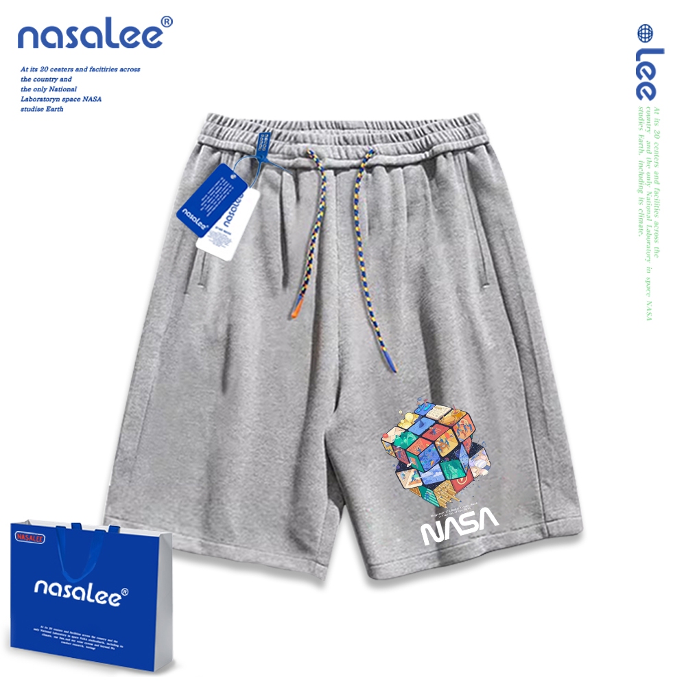 Quần short trẻ em Nasa Thiết kế họa tiết Cotton nguyên chất co giãn Thời trang thoải mái