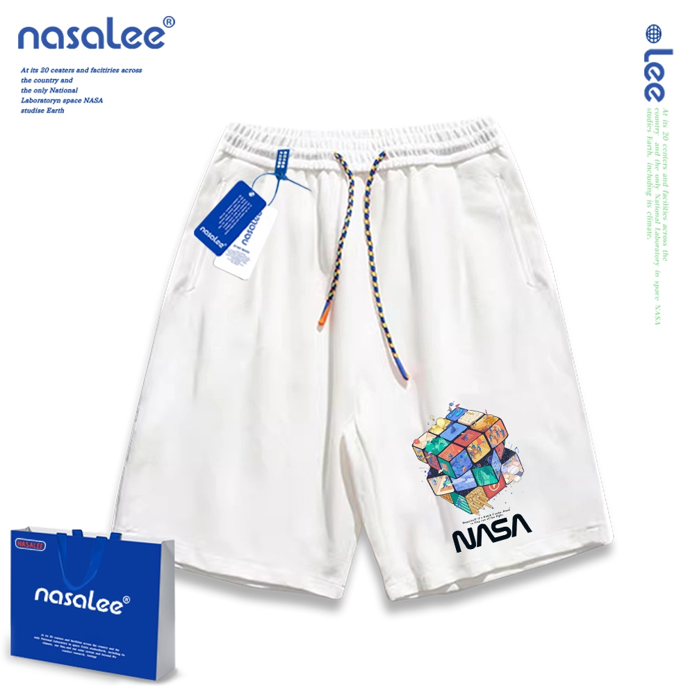 Quần short trẻ em Nasa Thiết kế họa tiết Cotton nguyên chất co giãn Thời trang thoải mái