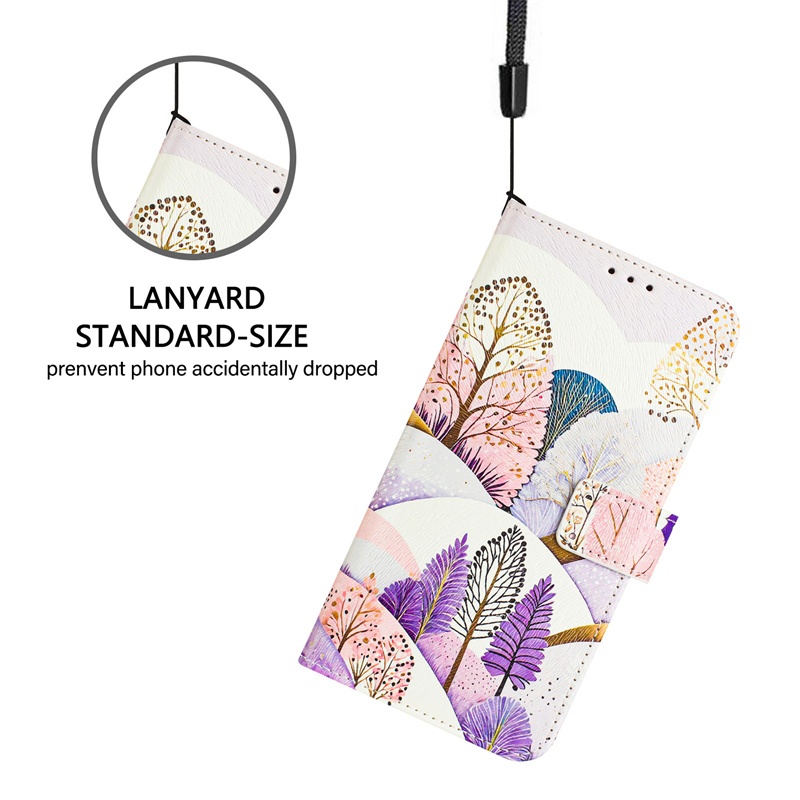 Ốp Lưng Cho Tecno Camon 12 19 20 30 Premier 40 Pro Pova 6 Neo 4G 5G Ví Da Flip Casing Phim Hoạt Hình Bảo Vệ Khe Cắm Thẻ Bao