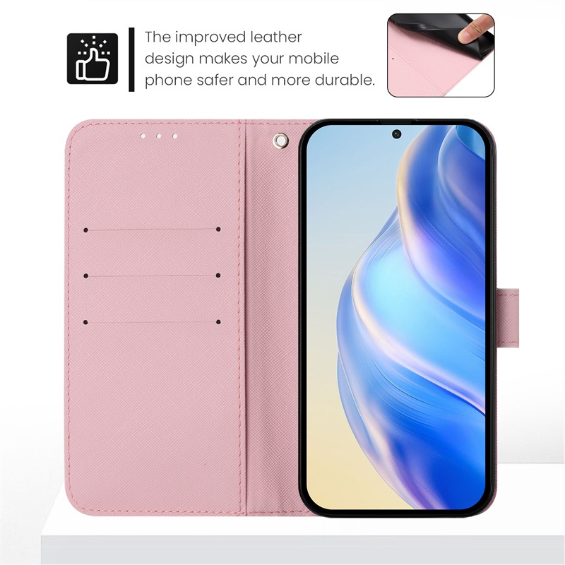 Ốp Lưng Cho Tecno Camon 12 19 20 30 Premier 40 Pro Pova 6 Neo 4G 5G Ví Da Flip Casing Phim Hoạt Hình Bảo Vệ Khe Cắm Thẻ Bao