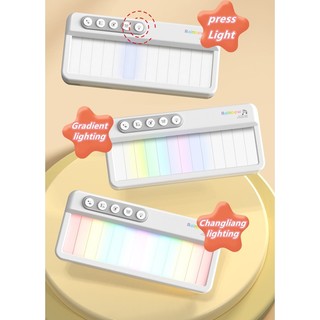 Đèn cầu vồng điện tử piano màn hình cảm ứng hộp nhạc giáo dục mầm non nhạc cụ piano nhạc cụ âm nhạc