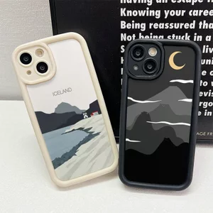 Ốp lưng cho Samsung Galaxy A06 A05 A04 A03 A02 A17 A16 A15 A14 A13 A12 A26 A25 A24 A23 A22 A20 A36 A35 A34 A33 A32 Ốp điện thoại mềm Motif Iceland và Mountain