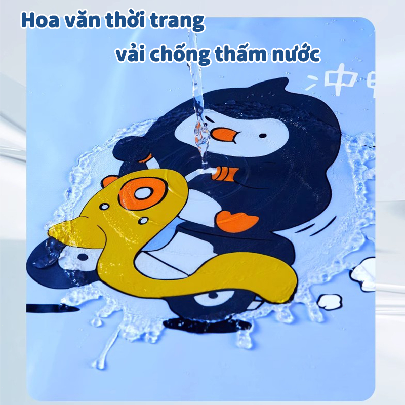 Vải Oxford màu xanh lam Bạt Phủ Xe Máy，Bạt Che Xe Máy điện Bảo vệ khỏi mưa và nắng，Có nhiều dải phản quang - Túi giao hàng