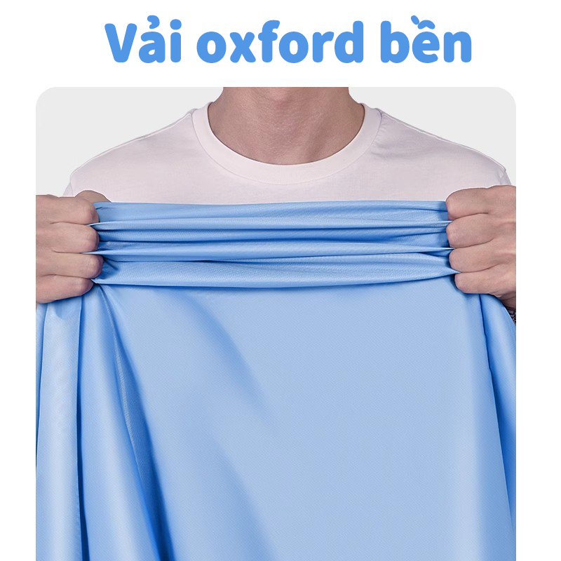 Vải Oxford màu xanh lam Bạt Phủ Xe Máy，Bạt Che Xe Máy điện Bảo vệ khỏi mưa và nắng，Có nhiều dải phản quang - Túi giao hàng