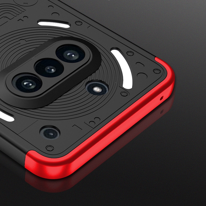 GKK 3 trong 1 360° Ốp Lưng Cứng Không Có Gì Điện Thoại 3A Phone3A NH3A Bảo Vệ Toàn Diện Slim PC Matte Vỏ Điện Thoại