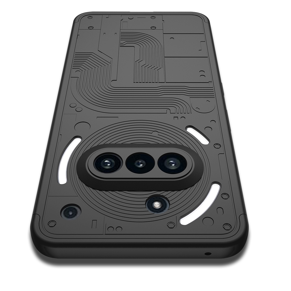 GKK 3 trong 1 360° Ốp Lưng Cứng Không Có Gì Điện Thoại 3A Phone3A NH3A Bảo Vệ Toàn Diện Slim PC Matte Vỏ Điện Thoại