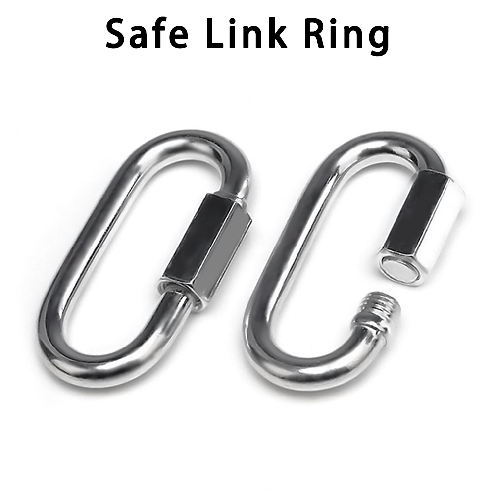 Khóa vòng kết nối vít bằng thép không gỉ 304 Kết nối nhanh Khóa leo núi M4-M10