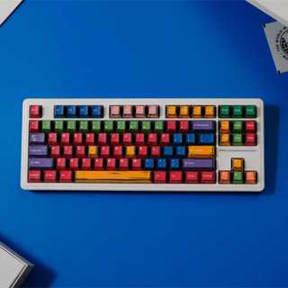 Handarbeit Comic Wind Keycaps PBT Dye-sub Cherry Profile Keycap Custom Keycaps Tương thích với Cherry Gateron MX Switch
