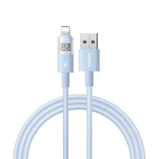 Cáp dữ liệu sạc nhanh Baseus Display 2 2.4A -1m / 2m, PC + Nylon bện