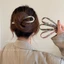 Trâm cài tóc chữ U lượn sóng, trâm cài đầu, trâm búi tóc cổ điển sang trọng, phụ kiện cài tóc nữ