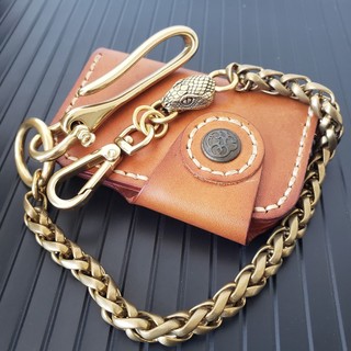 Handmade Nam Đồng Thau Chắc Chắn Có Thể Tháo Rời Hạng Nặng Móc Chữ U Móc Khóa Ví Dây Xích Quần Jean Túi Và Dây Xích Rắn