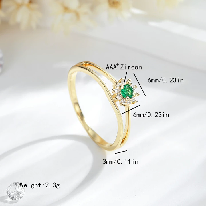 Nhẫn J136 Nữ 14K Titan Vàng Bạc Nhẫn Đẹp Nguyên Bản Chống Rỉ Sét Và Chống Phai Màu